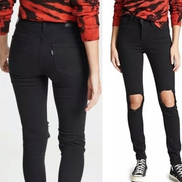 Levis 721 High Rise Skinny Jeans - Picture 3 of 6